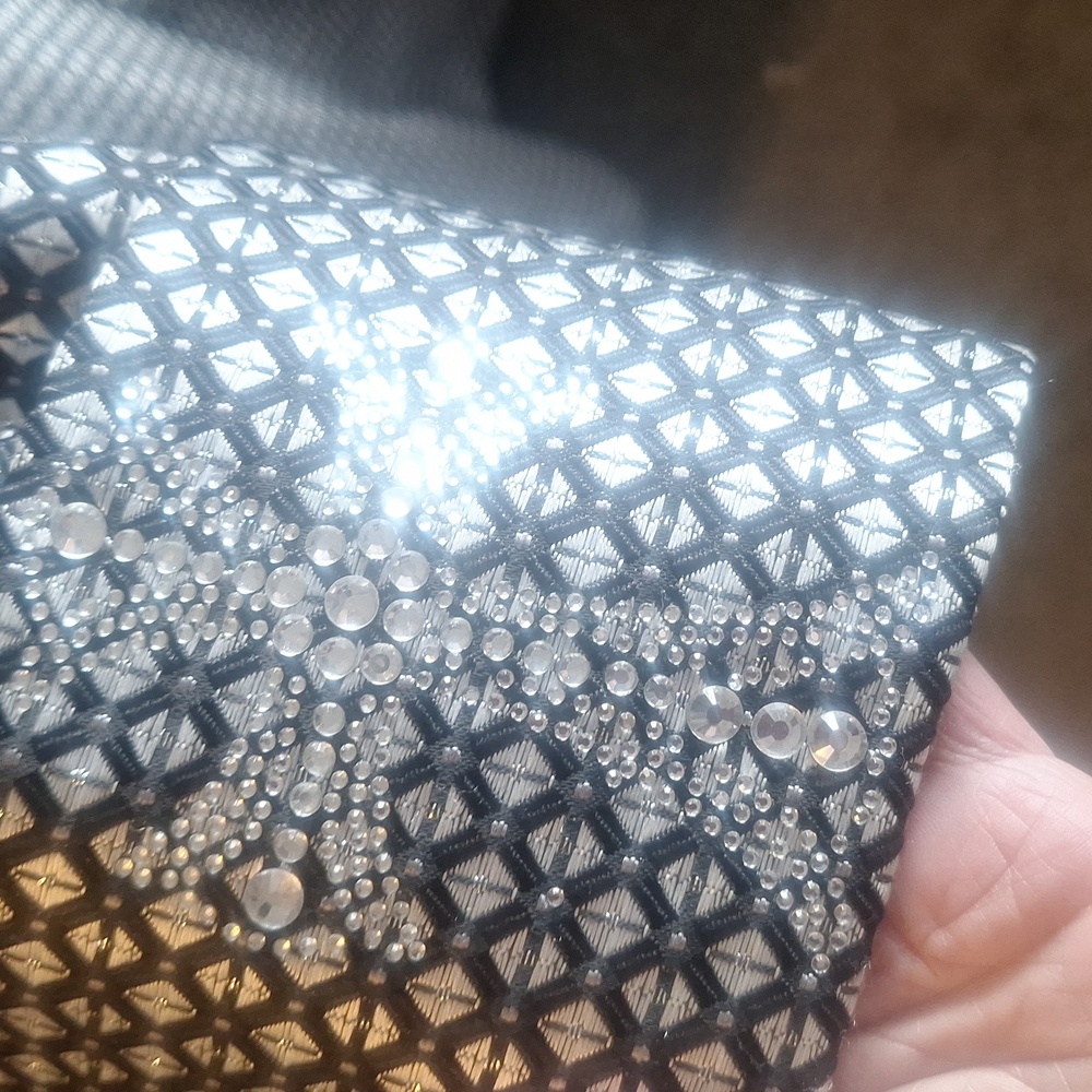 Collection B Black and Silver Patterned Jacket Li… - image 4